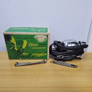 Vintage Oster Imperial 2-speed Hand Massager Original Box